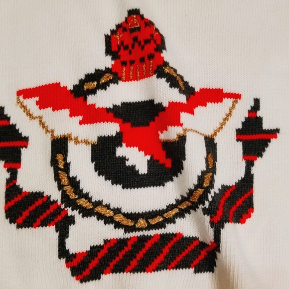 Vintage short sleeve knit sweater - Bay Club - Picture 6 of 7